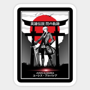 Japan jusis trails Sticker